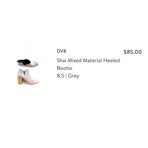 DV8 Shai Mixed Material Heeled bootie